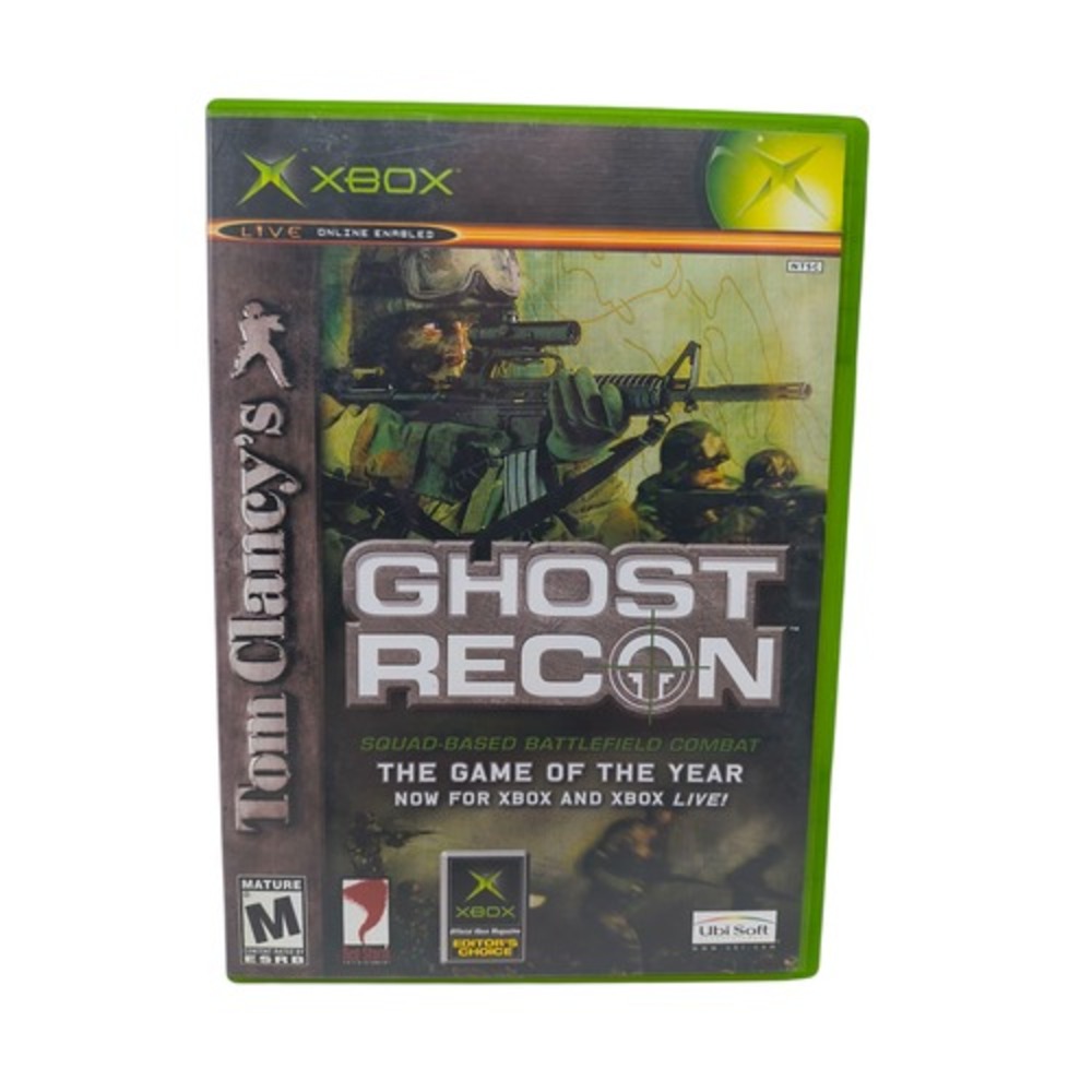 2002 Ubisoft Microsoft Xbox Tom Clancy's Ghost Recon Complete CIB